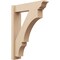 Ekena Millwork 6-in W x 24-in D x 32-in H Balboa Trad Rough Cedar Woodgrain TimberThane Outlooker, Primed Tan OUTUR060X24X32BOA04RCPR - alternate 1